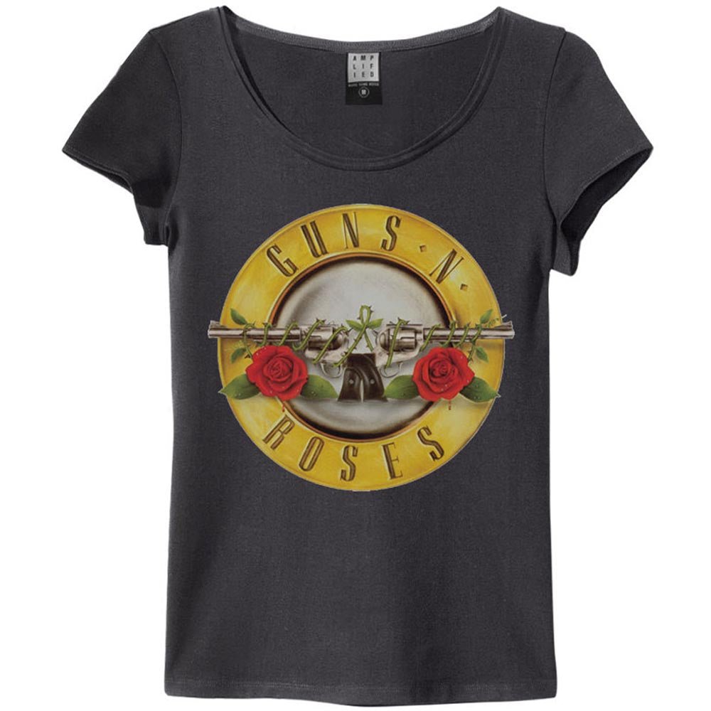 GUNS N ROSES ガンズアンドローゼズ (結成 40周年 ) - DRUM / Amplified( ブランド ) / Tシャツ / レディース - PGS